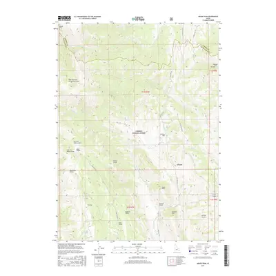 2017 Map of Meade Peak, 2017 Print
