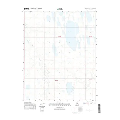 2014 Map of Meade River A-4 NE, 2014 Print