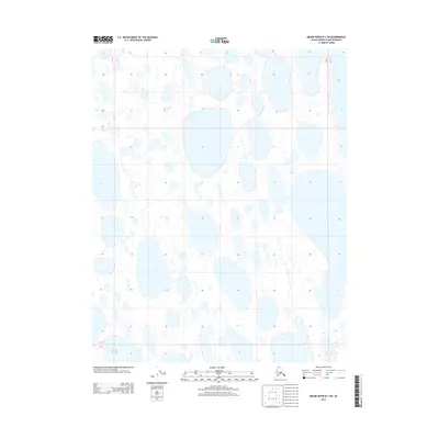 2013 Map of Meade River B-1 SW, 2013 Print