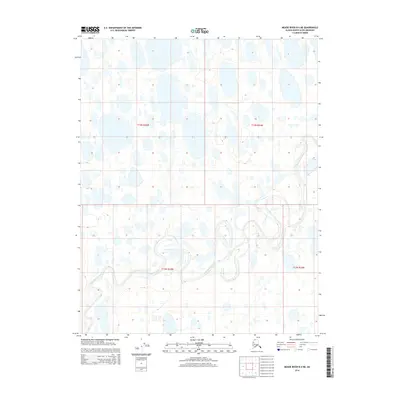2014 Map of Meade River B-4 NE, 2014 Print