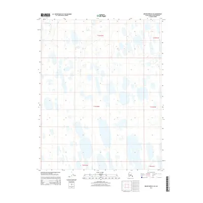 2014 Map of Meade River B-4 SE, 2014 Print
