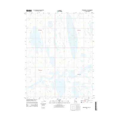 2015 Map of Meade River D-1 NW, 2015 Print
