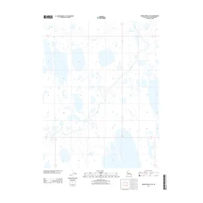 2013 Map of Meade River D-2 SW, 2013 Print