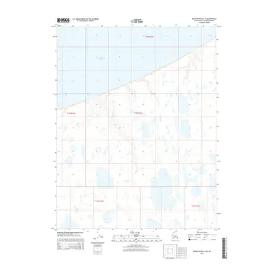2014 Map of Meade River D-4 SE, 2014 Print