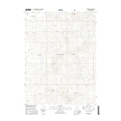 2016 Map of Meaden Peak, 2016 Print