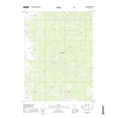2019 Map of Meaden Peak, 2019 Print
