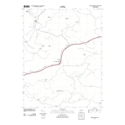 2011 Map of Meadow Bridge, 2011 Print