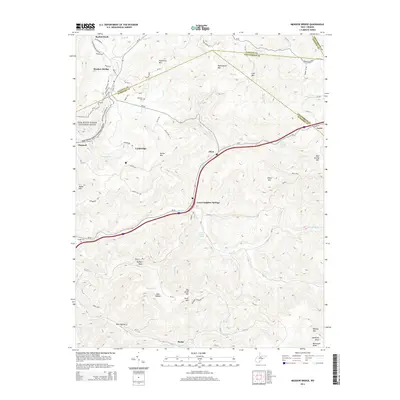 2014 Map of Meadow Bridge, 2014 Print