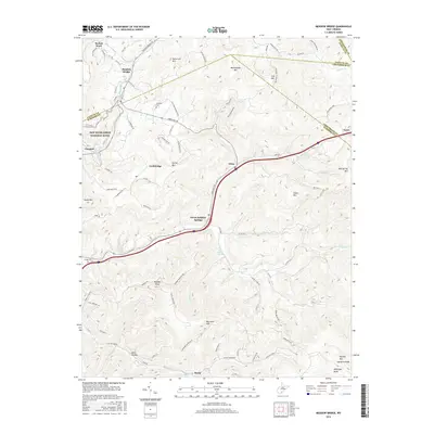 2016 Map of Meadow Bridge, 2016 Print