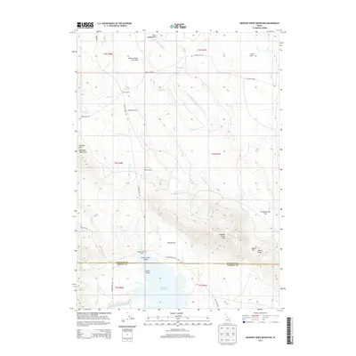 2013 Map of Meadow Creek Mountain, 2013 Print