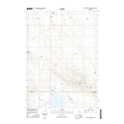 2017 Map of Meadow Creek Mountain, 2017 Print