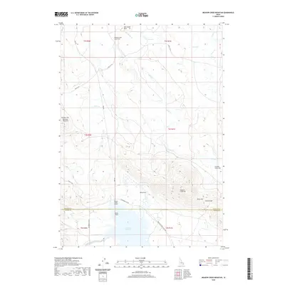 2020 Map of Meadow Creek Mountain, 2020 Print