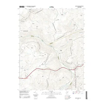 2014 Map of Meadow Creek, 2014 Print