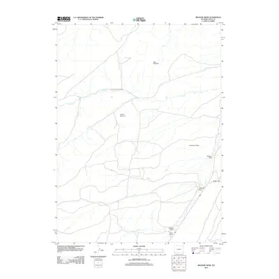 2012 Map of Meadow Draw, 2012 Print