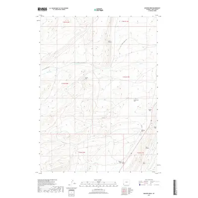 2017 Map of Meadow Draw, 2017 Print