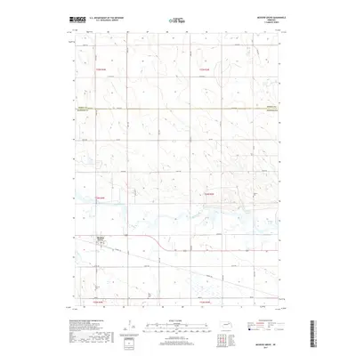 2017 Map of Meadow Grove, 2017 Print