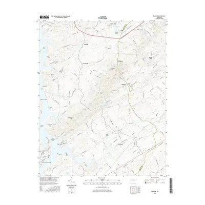 2016 Map of Meadow, 2016 Print