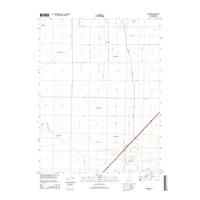 2014 Map of Meadow, 2014 Print