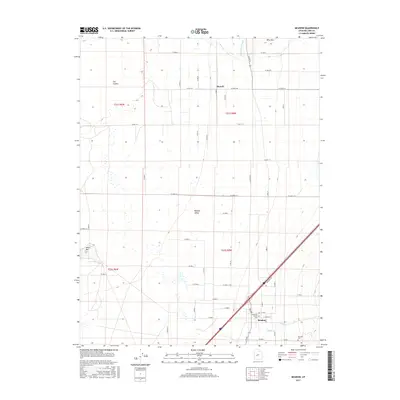 2017 Map of Meadow, 2017 Print