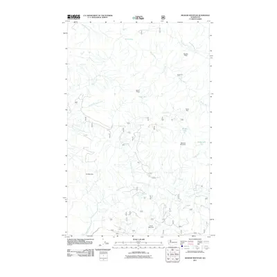 2011 Map of Meadow Mountain, 2011 Print