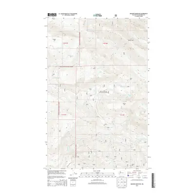 2014 Map of Meadow Mountain, 2014 Print