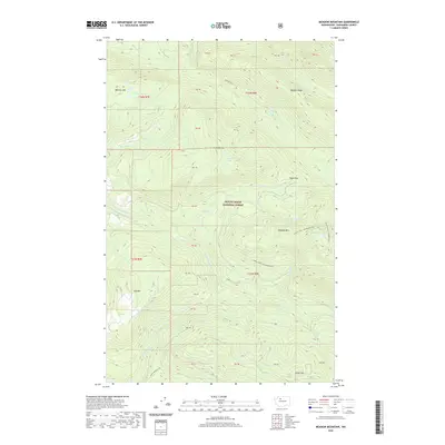 2020 Map of Meadow Mountain, 2020 Print
