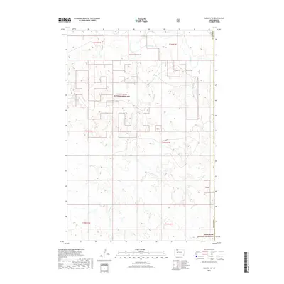 2017 Map of Meadow NE, 2017 Print