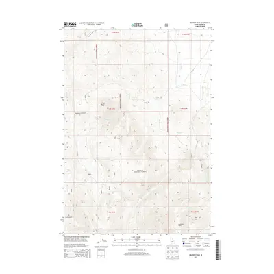2013 Map of Meadow Peak, 2013 Print