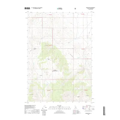 2020 Map of Meadow Peak, 2020 Print