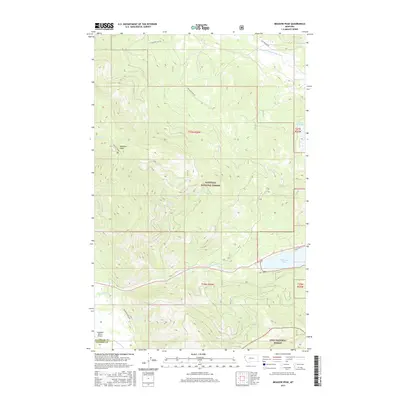 2017 Map of Meadow Peak, 2017 Print