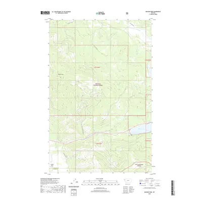 2020 Map of Meadow Peak, 2020 Print