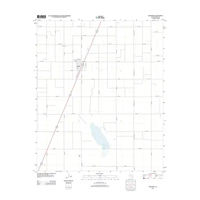 2012 Map of Meadow, 2012 Print