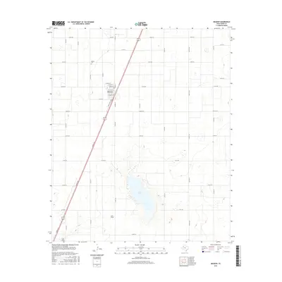2016 Map of Meadow, 2016 Print