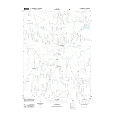2012 Map of Meadow Valley, 2012 Print