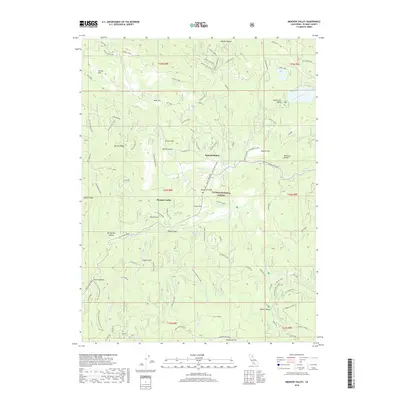 2018 Map of Meadow Valley, 2018 Print