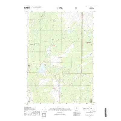 2018 Map of Meadowlark Lake, 2018 Print