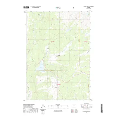 2021 Map of Meadowlark Lake, 2021 Print