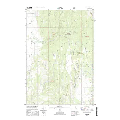 2017 Map of Meadows, 2017 Print