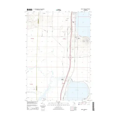 2014 Map of Meads Landing, 2014 Print