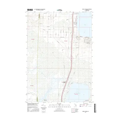 2017 Map of Meads Landing, 2017 Print