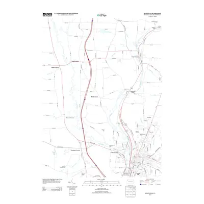 2013 Map of Meadville, 2013 Print