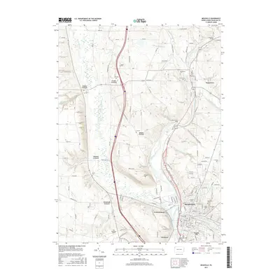 2016 Map of Meadville, 2016 Print