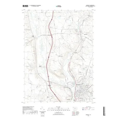 2019 Map of Meadville, 2019 Print