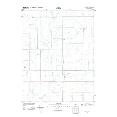 2012 Map of Meadville, 2012 Print