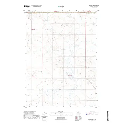 2017 Map of Meadville NE, 2017 Print