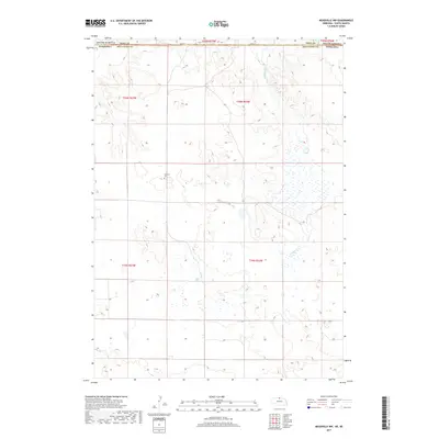 2017 Map of Meadville NW, 2017 Print
