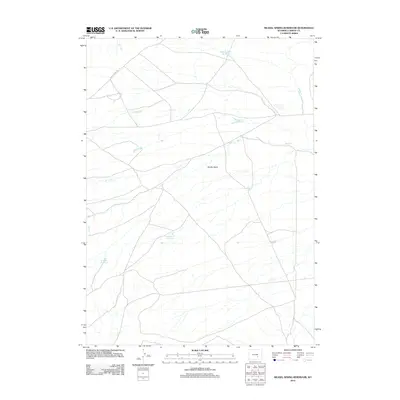 2012 Map of Measel Spring Reservoir, 2012 Print