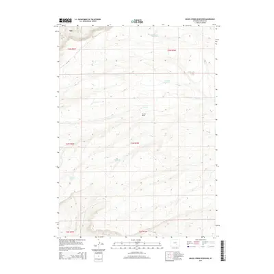 2015 Map of Measel Spring Reservoir, 2015 Print