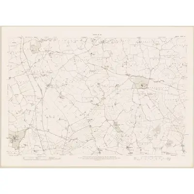 1910 Map of Meath - Sheet 12, 1912 Print