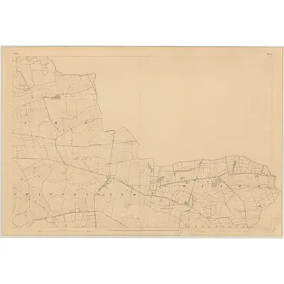 1836 Map of Meath - Sheet 13 [with extension 13A], 1837 Print